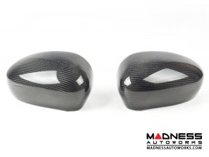 FIAT 500 Mirror Covers - Carbon Fiber - Feroce